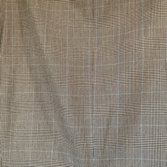 Lauren Ralph Lauren Tan Plaid Blazer with Subtle Blue Stripe, 44 R - Picture 6 of 7